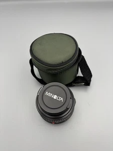 Minolta MD 50mm 1:2 F2 Camera Lens! ~ Tested Works - Bild 1 von 7