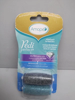 Amope Pedi Perfect Ultra + Обычные Грубые Заправки Смешанная Упаковка для Жесткой Кожи - НОВЫЕ - Изображение 1 из 4