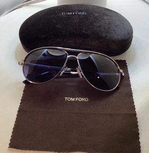 James Bond Skyfall Tom Ford Marko TF 144 18V Sonnenbrille silber blau - Bild 1 von 13