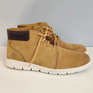 Timberland Boots Herren 9 Braun Nubukleder Bradstreet Schnürschuhe Chukka Schuhe - Bild 1 von 14