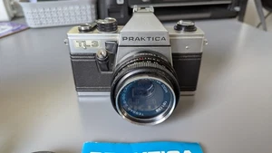 Praktica TL3 Vintage SLR camera Tessar 28/50 Carl Zeiss Jena DDR lens - Picture 1 of 11