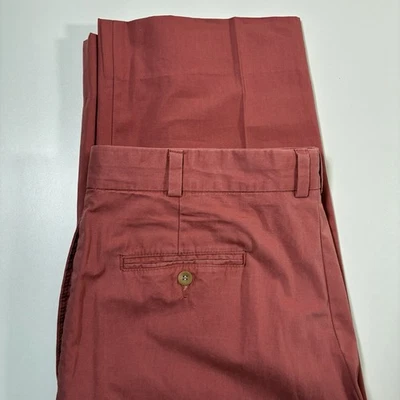 Bills Khakis Pants 40x30 Salmon Red Classic Chino Preppy Made in USA (Tag 42) - Image 1 of 4