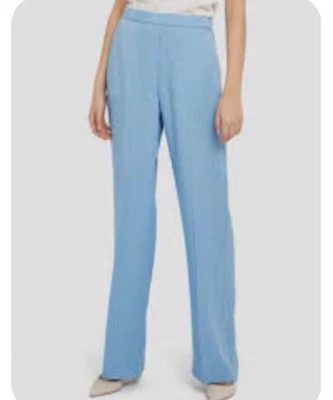 J.Jill Long Wide Leg Wool Light Blue Casual Pants Sz.  12. - Изображение 1 из 4