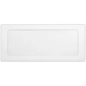 LUX #10 Full Face Window Envelopes (4 1/8 x 9 1/2) 50/Pack 80lb. White - Picture 1 of 2