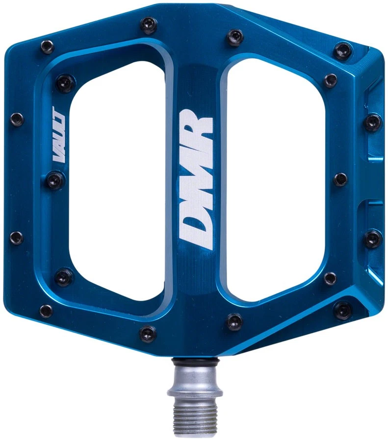 DMR Vault Platform Pedals 9/16" Concave Alloy Body 22 Removable Pins Super Blue - Image 1 of 3
