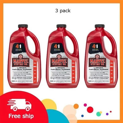 Marvel Mystery Oil - Aumentador de óleo aditivo automotivo e tratamento de combustível, pacote com 3 - Imagem 1 de 4