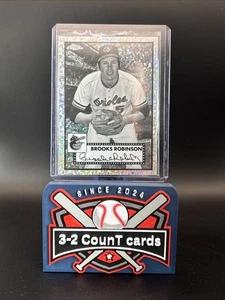 2021 Topps Chrome Platinum Anniversary - Brooks Robinson #522 Black & White... - Picture 1 of 2
