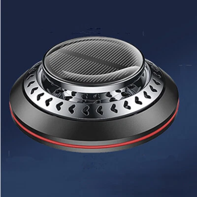 Solar Powered Car interior Rotate Fragrance Solid Air Freshener Perfume Diffuser - Image 1 of 4