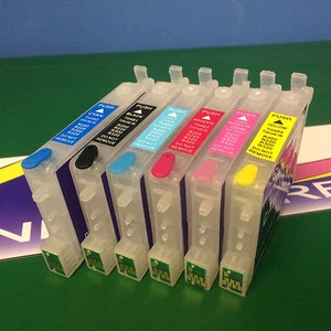 Wkład wielokrotnego napełniania do Epson Stylus Photo RX500 RX600 RX620 RX640 R220 T0481-6 - Zdjęcie 1 z 4
