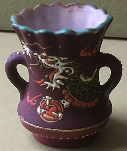 VASE PORCELAINE 6,5 CM JAPON - Foto 1 di 4