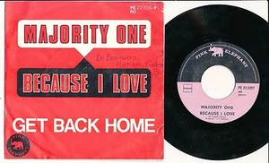 MAJORITY ONE 45 TOURS 7" BELGIUM PSYCH GET BACK HOME - Bild 1 von 1