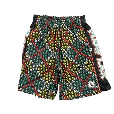 Flow Society Flow LAX Shorts Mens Sz M Certified Lacrosse Gear Helmet Pattern - Image 1 of 4
