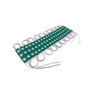 MODULO LED 12V 20 STRISCE PER INSEGNE TABELLE STRISCIA LUCE VERDE - Picture 1 of 2