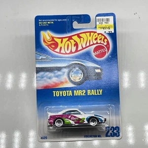 Tarjeta azul Hot Wheels Toyota MR2 RALLY #233 - Imagen 1 de 7