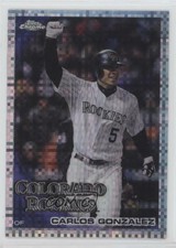 2010 Topps Chrome X-Fractor Carlos Gonzalez #93