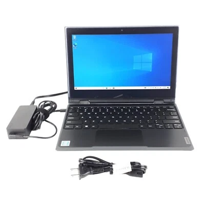 Lenovo 300e 2nd Gen 11.6" Intel Pentium Silver N5000 1.10GHz Laptop 4GB Win 10 - Image 1 of 4