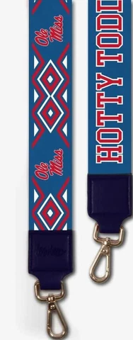 Desden Ole Miss Ikat Patterned 2" Purse Strap Cover