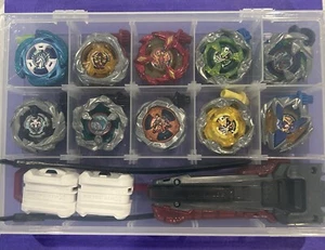 Estuche de almacenamiento Beyblade X de plástico ligero 15 compartimentos ajustables - Imagen 1 de 3