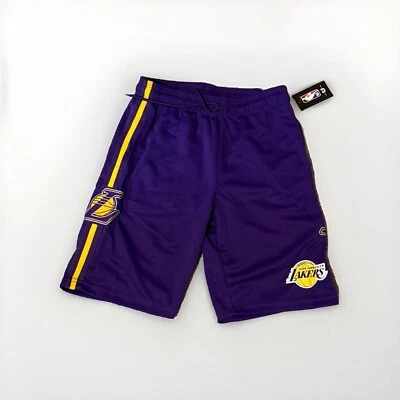Los Angeles Lakers NBA Brand Drawstring Basketball Game Shorts Size Men’s Medium - Image 1 of 3