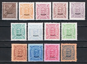 Niassa, 1898 Af. Set 1 a 13 MH/MLH completo CV 122,60€/$135,35 - Foto 1 di 2