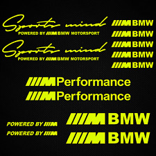 BMW Sport Mind NEON Powered by Motorsport M Performance Adhesive Sticker