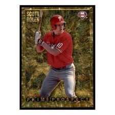 1995 Bowman Gold Foil #271 Scott Rolen Rookie High Grade Philadelphia Phillies