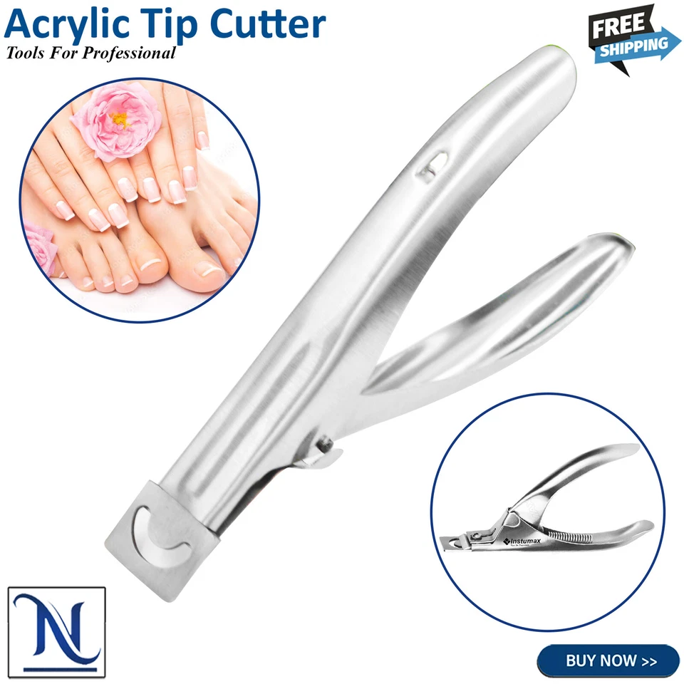 Cortaúñas Acrílico Falso Falso Borde en U Arte U Puntas de Manicura Cortador Tijeras EE. UU. Foto 1 de 1