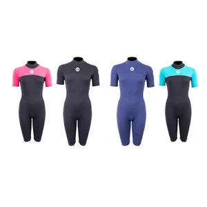 Womens Thunderclap 2.5mm Shorty Wetsuit Neoprene Watersports | Two Bare Feet - Picture 1 of 33