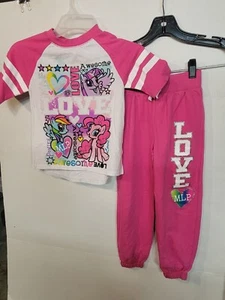 Girl’s My Little Pony Shirt/joggers Size 6/6x  - Picture 1 of 9