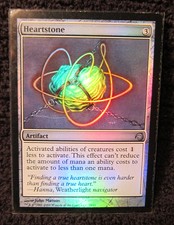 MTG FOIL Heartstone Artifact Colorless Premium Deck Series Slivers