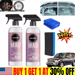 Glass Cleaner, Heavy-Duty Wheel Cleaner, Water Spot Remover for Cars 254ML - Picture 1 of 9