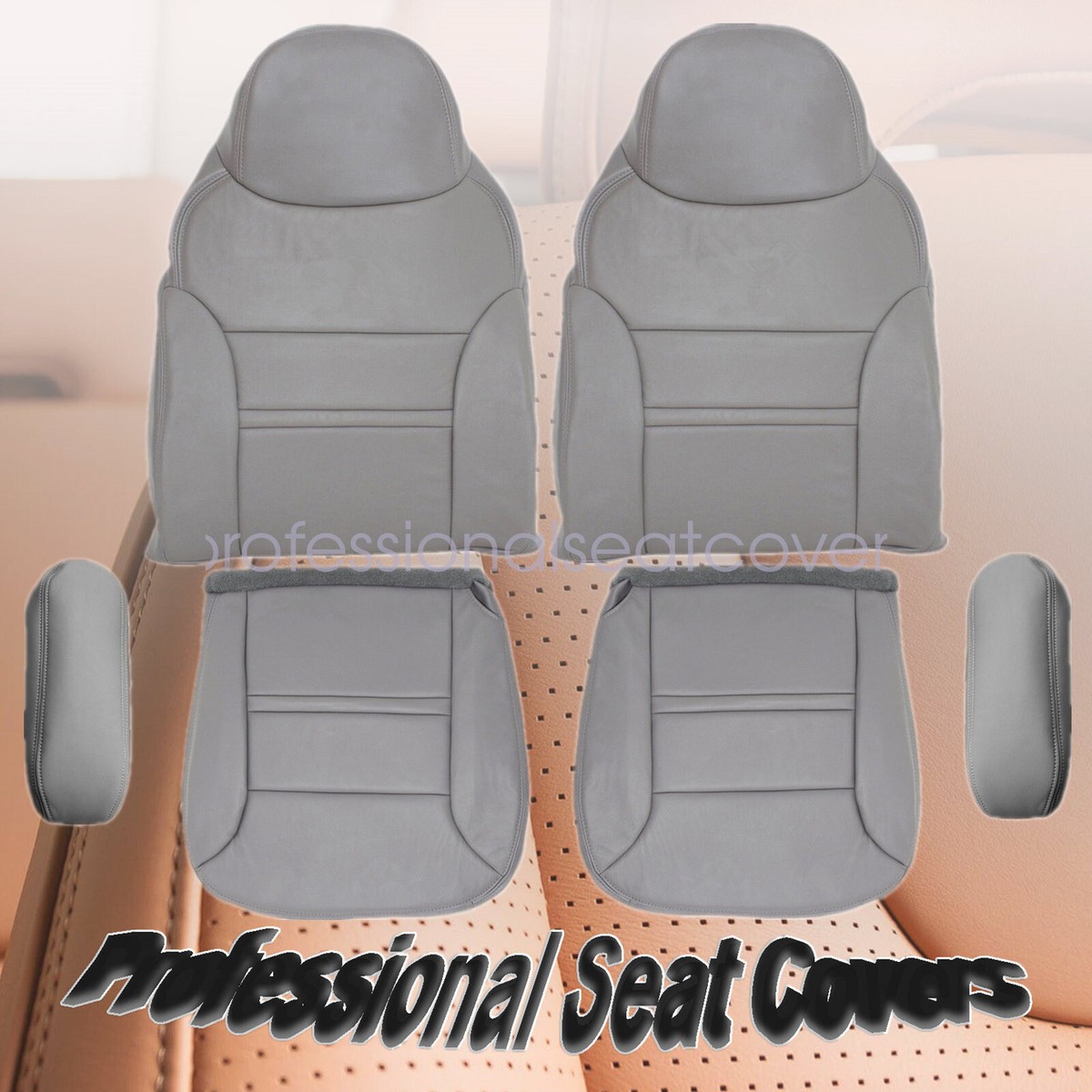 2000-2001 Ford Excursion XLT -Passenger Side Bottom Leather Seat Cover