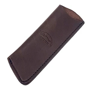Otter Lederetui 04 braun - Messeretui Stecketui Messertasche für Taschenmesser - Bild 1 von 4