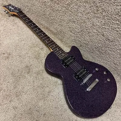 Daisy Rock Rock Candy LP Debutante 14-7756 Cosmic Purple Sparkle - Image 1 of 4