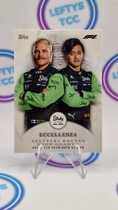 Topps Formula One Eccellenza 2024 Valtteri Bottas & Zhou Guanyu - Bild 1 von 1