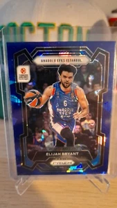 2023-24 Panini Prizm Euroleague Basketball Elijah Bryant Blue Ice Prizm /125 - Bild 1 von 2