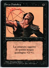 Unholy Strength | MtG Magic Revised Ed FBB Foreign Black Border |Italian ITA |NM