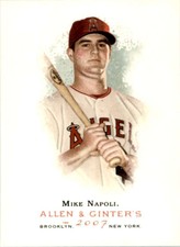 2007 Topps Allen and Ginter #206 Mike Napoli Angels