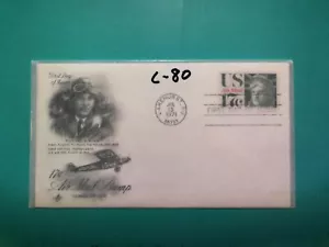 Sello de EE. UU. FDC C -80 - Panel de correo aéreo - Cachete de artesanía artística - peine. ¡Envío! - Imagen 1 de 1