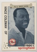 1990 Best Springfield Cardinals All Decade Vince Coleman #31
