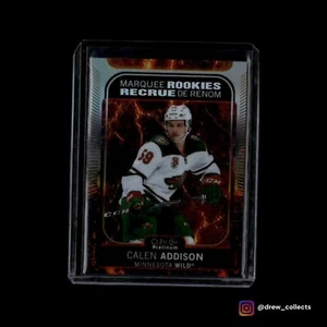 2021-22 O-Pee-Chee Platinum #209 Calen Addison Wild Hot Magma #/499 - Picture 1 of 2