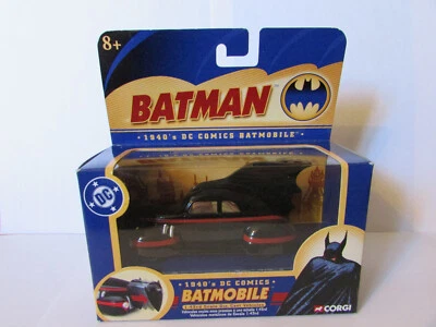 Corgi Batman 1940's BATMOBILE 1:43 Scale Diecast DC Comics 77506 NEW - Image 1 of 2