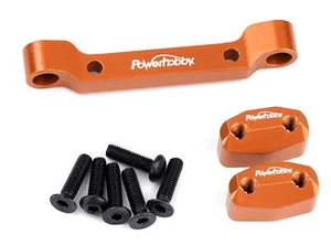 Powerhobby Aluminum Front Pivot Block Orange HPI RS4 Sport3 - Picture 1 of 2