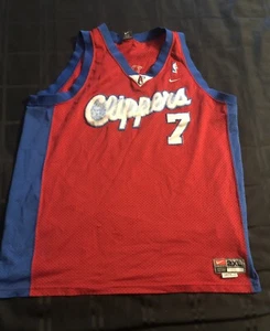 Lamar Odom VTG Nike Los Angeles Clippers Jersey Men’s 2XL NBA Basketball Red - Picture 1 of 11