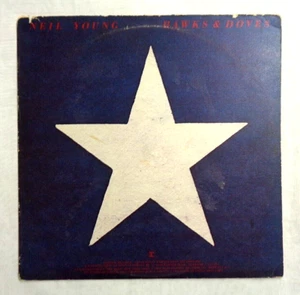 Neil Young Hawks & Doves 1980 HS-2297 Stew Romaine Sterling Winchester Press VG+ - Picture 1 of 23