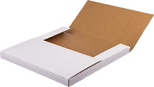 White Vinyl Record Mailers 12.5" X 12.5" X 1" LP Records Cardboard Mailing Boxes