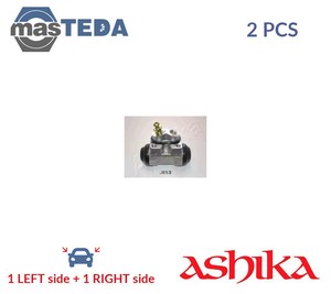 2x ASHIKA REAR DRUM WHEEL BRAKE CYLINDER PAIR 67-H0-013 L FOR ROVER 200