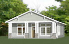 30x40 House -- 3 Bedroom 2 Bath -- 1,200 sq ft -- PDF Floor Plan -- Model 2B