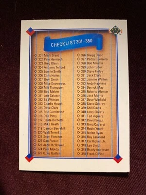 1991 Upper Deck Baseball Cards #401-800 (You Pick) - Image 1 of 2