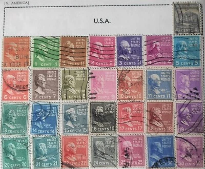 USA 1939 - COLEÇÃO COM 29 SELOS - Image 1 of 2